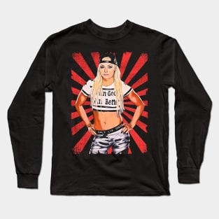 Liv Morgan Wrestling Vintage Fan Art Long Sleeve T-Shirt